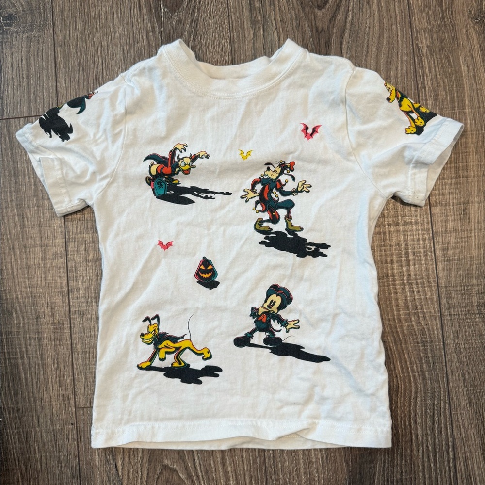Kids Disney Parks Halloween White T-Shirt